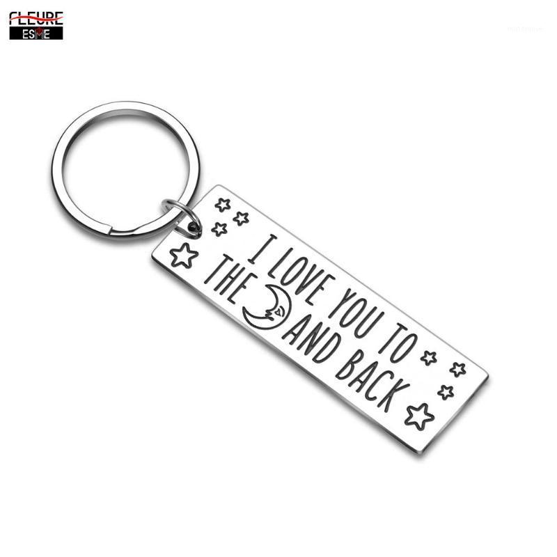 

I I Love You Keychain Gift Love You To The Back Couple Keychain Gifts for Girlfriend Boyfriend Friends Wife Him Her Husband1