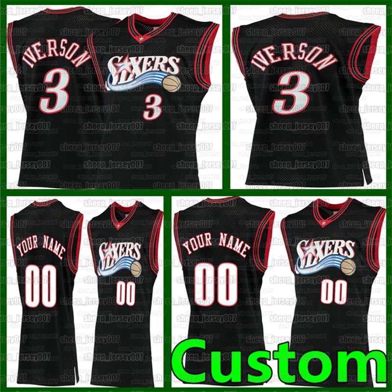 

Custom Markelle 20 Fultz Philadelphia 76er Basketball Jerseys Ben 25 Simmons Joel 21 Embiid 17 Redick Basketball 42 Horford Jerseys, Black;red