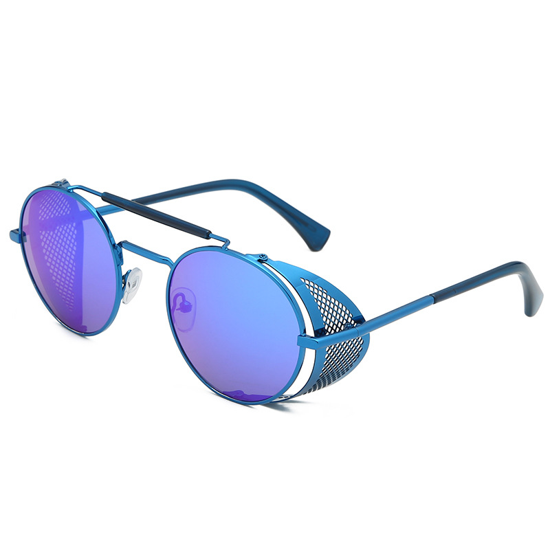 

Oversize Frame Sunglasses googles Shield Eyewear Oversized Sun Glasses Contrast Color Party googles Eye Round Sunglasses 002