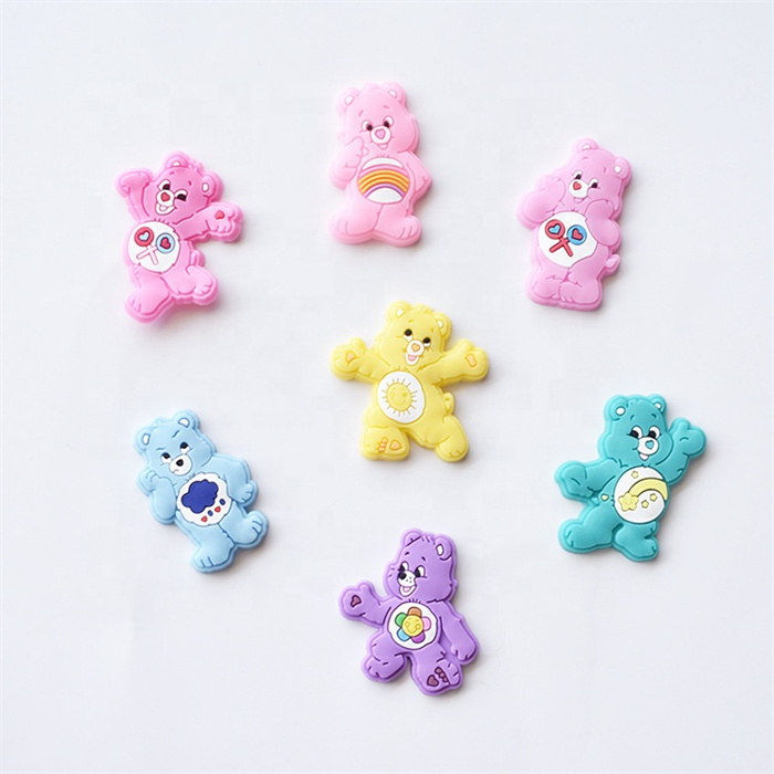 

Custom New mixed Shoes Charms and lovely bear Clog Different colour bracelet for adult and kid Party Gifts