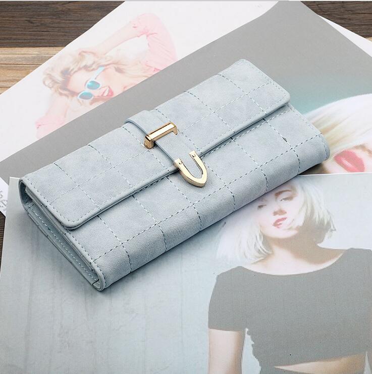 

Factory wholesale women bag Classic Plaid womens wallets Vintage leather long purses frosted leatheres hand longs wallet Joker leathers storage handbag, Pink(boutique box)