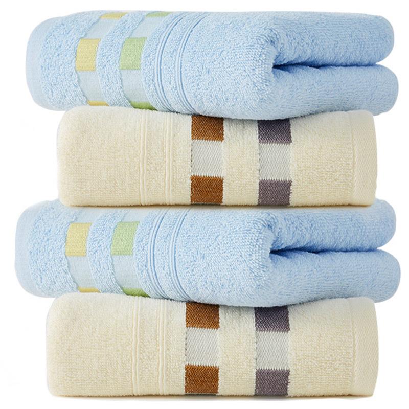 

Towel Modern Minimalist Towel, Cotton Dobby, Blue