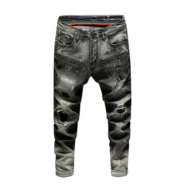 half damage jeans