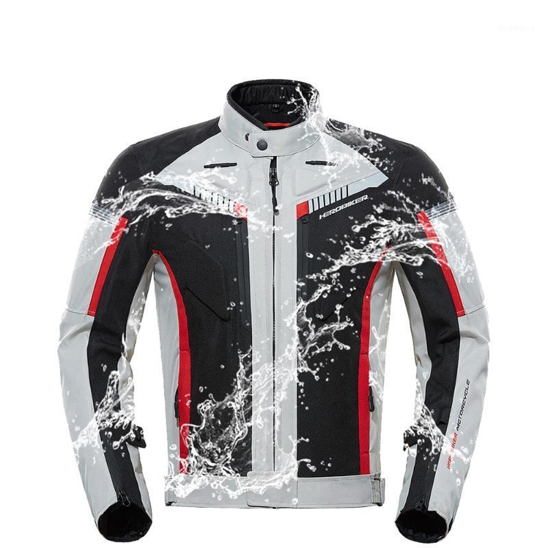 

HEROBIKER SPRING Autumn Motorcycle Jacket Men Waterproof Windproof Moto Jacket Riding Racing Motorbike Clothing Protective Gear1