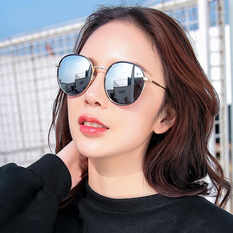 

Sunglasses Veshion Polarized Women Men Round Driving Sun Glasses For Female Male Vintage Mirror Woman Eyewear Retro Anti Uv4001