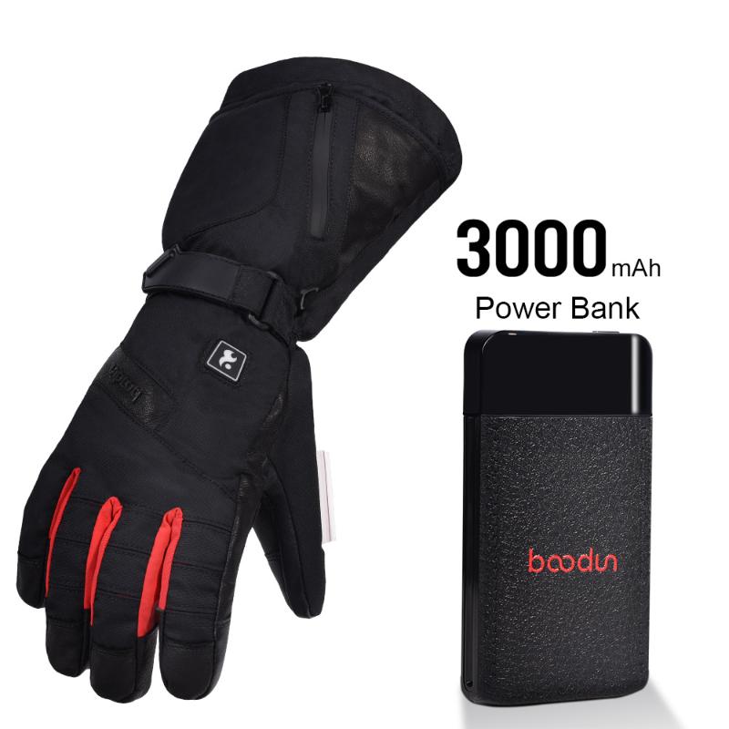 

TWTOPSE Electric Warm Sport Gloves with Power Bank Waterproof Sheepskin Skiing Snowboard Cycling Hiking Men Women Winter Gloves, Sports gloves