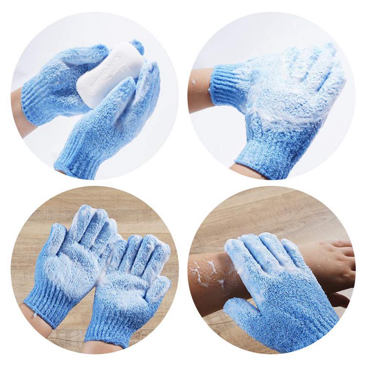 Khaki residentD Household Bath Glove Ball Washing Tools Thickening Massage Shower Towel Bathing Flower Bathing Body