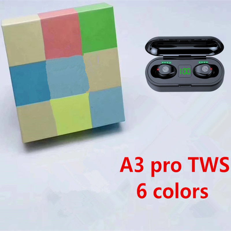 

A3 Pro 3th TWS 16 Earphone Touch Control With Pop Up Window True Headphones Wireless Stereo Headset Earbuds For Smart Phone, Mixed color