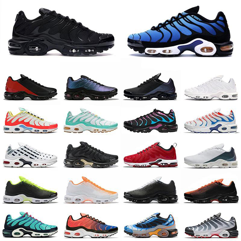 

2020 tn plus running shoes women men Triple White Black Gold Greedy Worldwide Be Ture OREO Hyper blue mens trainers Sports Sneakers