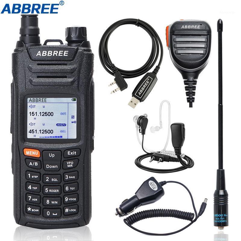 

ABBREE AR-F6 Portable Walkie Talkie Multi-Band Multi-functional VHF UHF DTMF 999CH VOX DTMF SOS Scanning Stopwatch Ham CB Radio1