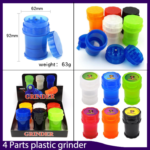

Big Jar Med Container 4 Parts Plastic Grinder Secure Twist Lock System Pepper Grinders Tobacco Smoking Herb Muller 0266325