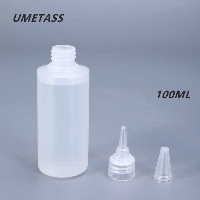 

UMETASS Durable Plastic Squeeze Bottles 100ML Leak-proof empty dropper bottle for Liquid,Oil,Color pigment hot sell1