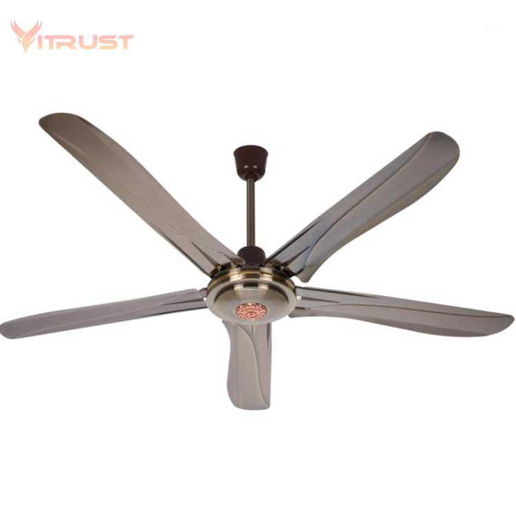 

Factory direct Sale 56 inch ceiling fan with five leaf retro ceiling fan lamp for dining room living room1