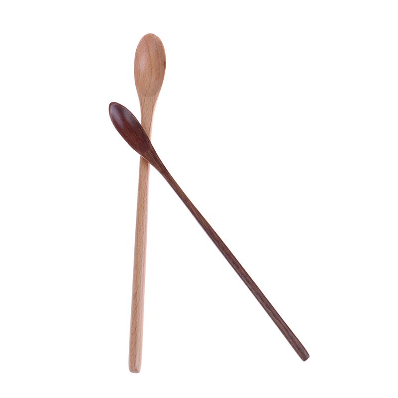 

Wood Scoop Spoon Long Handle Dipper Creative Honey Jar Stirring Spoon Milk Coffee Juice Stirrer Wooden for Cooking Tasting