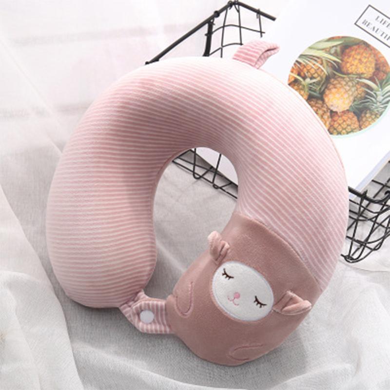 

U-shaped pillowCute neck guard pillow airplane travel pillow protection cervical vertebra cartoon animal memory cotton1
