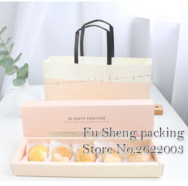 

29*9*3cm Green Biscuit paste cake candy box with PVC window.open window biscuit Chocolates box, pancake packing boxes100pcs/lot