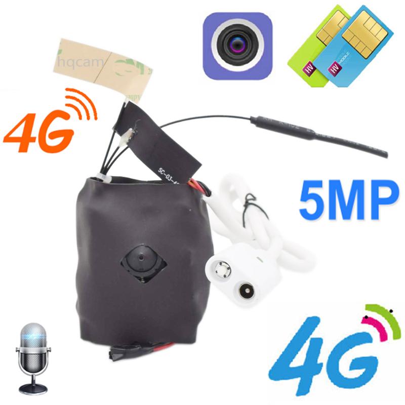 

5MP Sony IMX335 1920P Wireless MINI 4G Pin hole camera in MIC Slot 3G 4G SIM Camera Module For Industry camhi