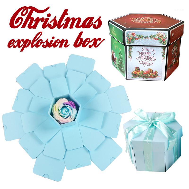 

DIY Surprise Love Explosion Box Photo for Valentine's Day Wedding Birthday Christmas Gift Box Kraft Paper Surprise1