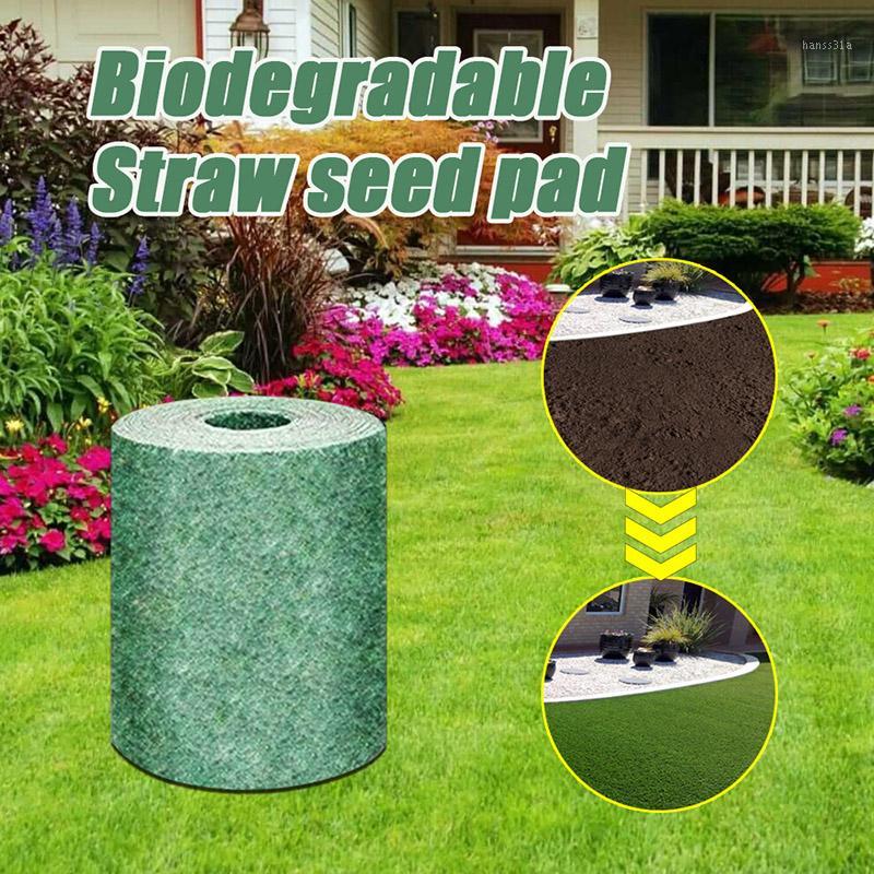 

20×300cm 0.2M*10M Biodegradable Grass Seed Mat Seed Starter Mat Grass Carpet Starter Garden Supplies1, As pic