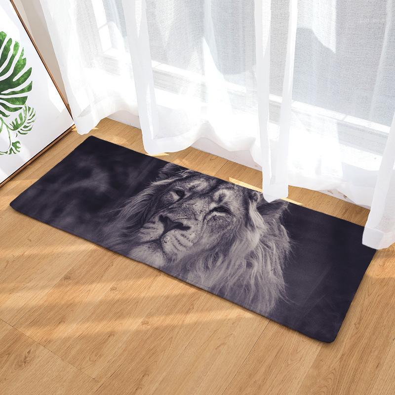 

Kid's Room Lion Printing Long Land Pad Mat Office Home Decoration Soft Floor Carpet Bathroom Waterproof Anti-Slip Door Mat1