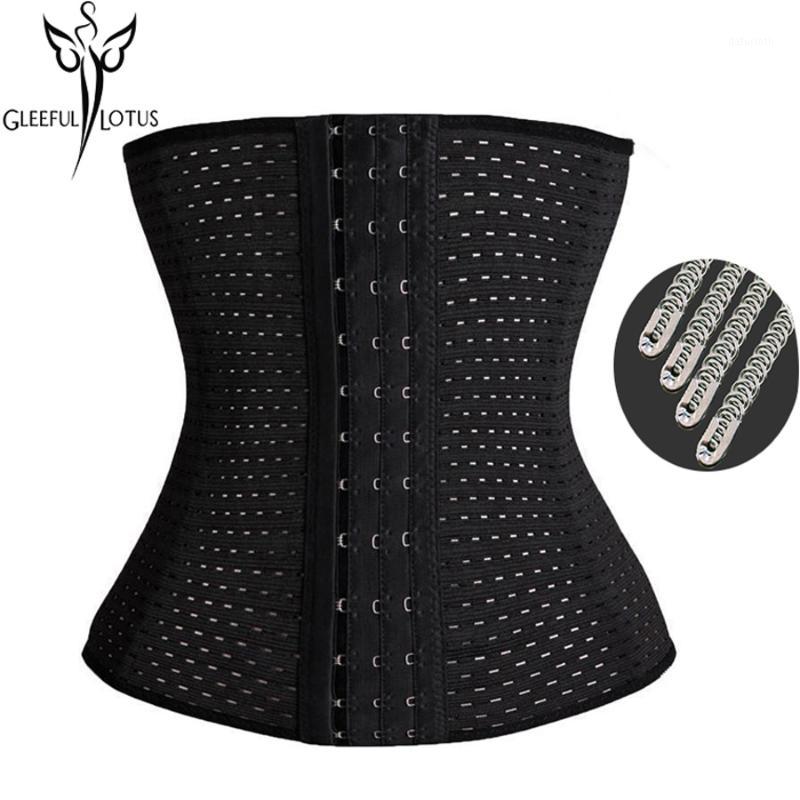 

Wholesale- Modeling strap Waist trainer cincher women slimming sheath body shaper belt fajas bodysuit cinta girdle shapewear1, Black
