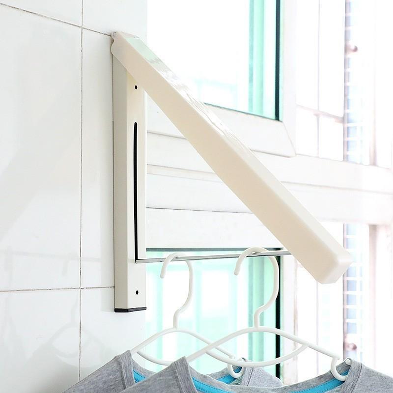 

Stainless Steel Wall Hanger Retractable Indoor Clothes Hanger Magic Foldable Drying Rack Waterproof Clothes Towel Rack