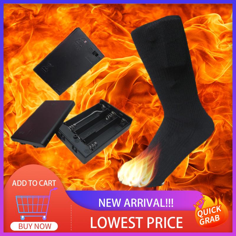 

Heated Boot Socks Feet Foot Winter Warmer Electric Heated Socks Battery Power Self-heating Outdoor Equipment Winter Tools, Not adjustable
