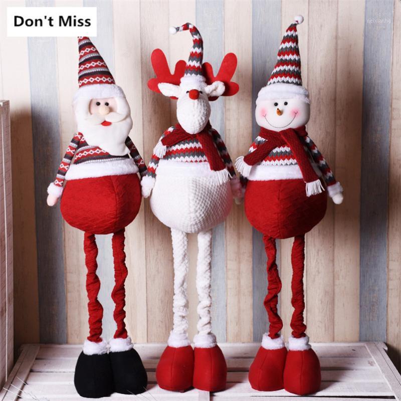 

Christmas Tree Decoration 110cm Large Father Christmas Santa Claus Snowman Dolls Xmas Decortaion Gift New Year Navidad 20191