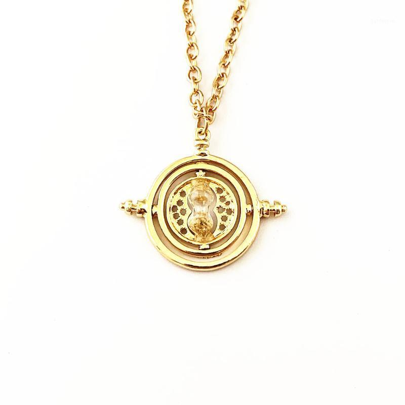 

Harry Time Turne Hourglass Charm Necklace Dia3.5cm 1.4in Classic Movie Show High Quality Fshion Metal Jewelr Gifts for Girl1