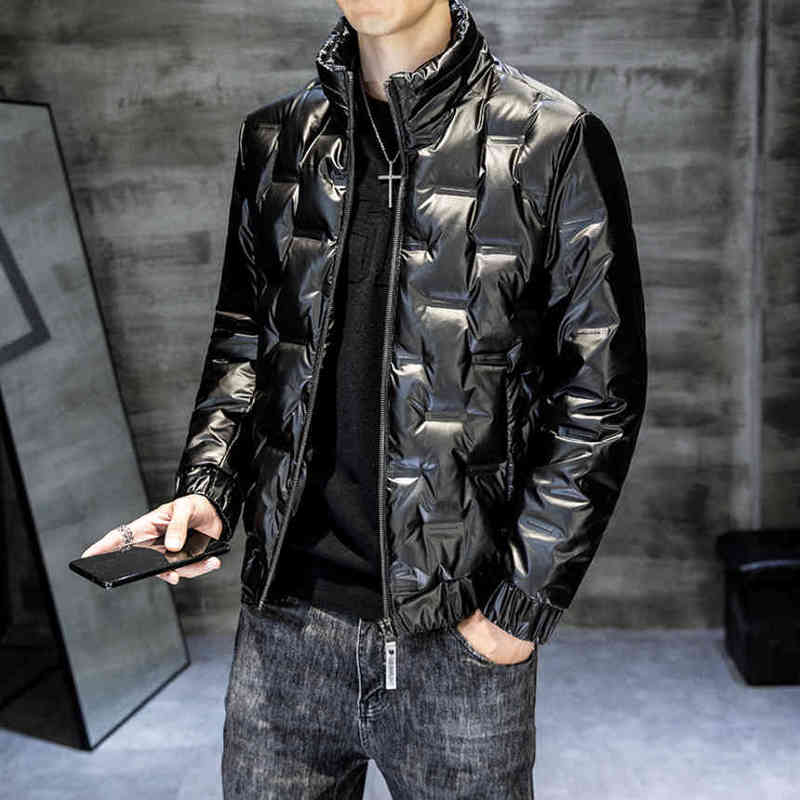 

Men's light winter et, fashion brand short coat, cold and warm, Korean personalized clothing, Black