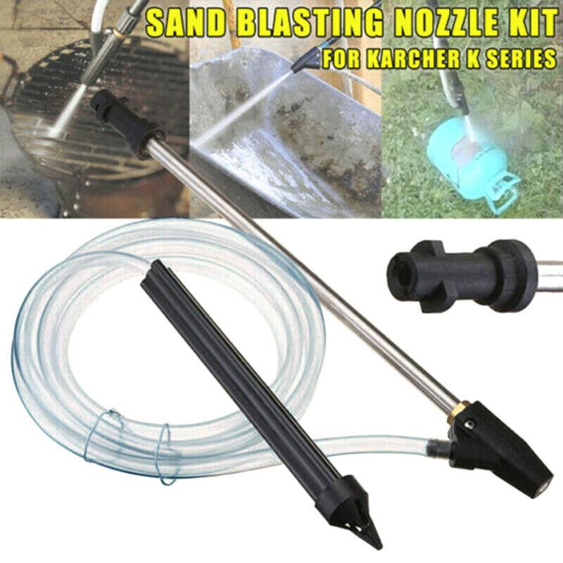 

HOT Sand Blasting Wet Blaster High Pressure Washer Kit for Karcher K2-K7 NDS, As shown