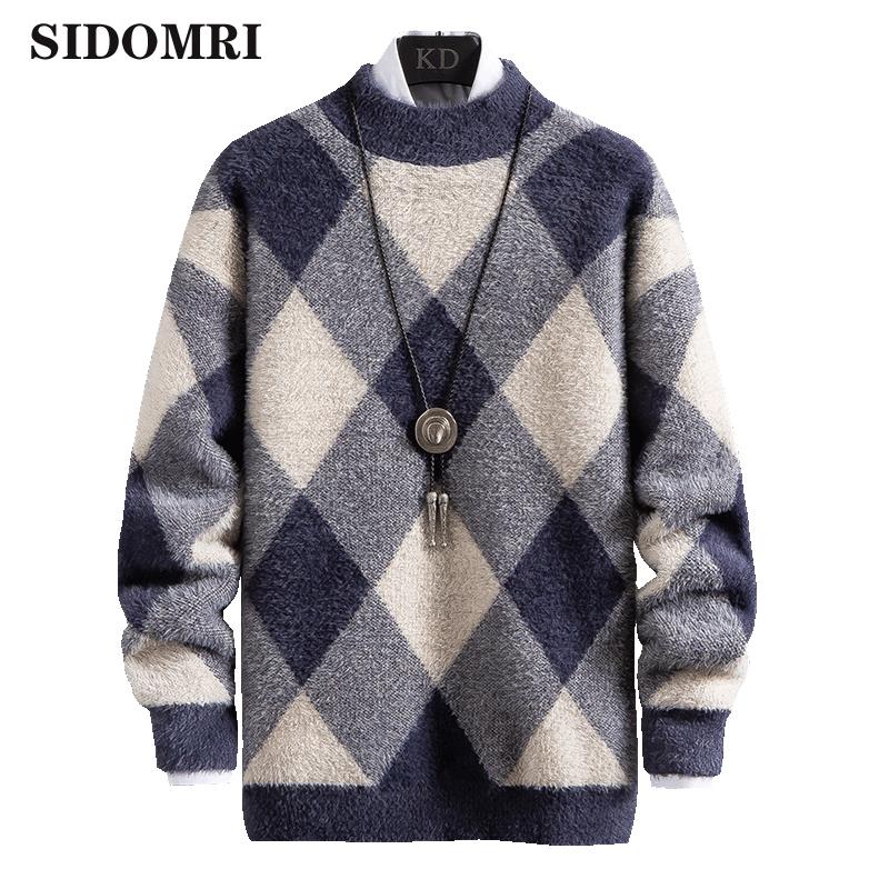 

Spring Autumn Men's Sweater Streetwear Japan Style Sweater Men Casual Harajuku Long sleeve Men's Clothing Turtelneck Men, Black