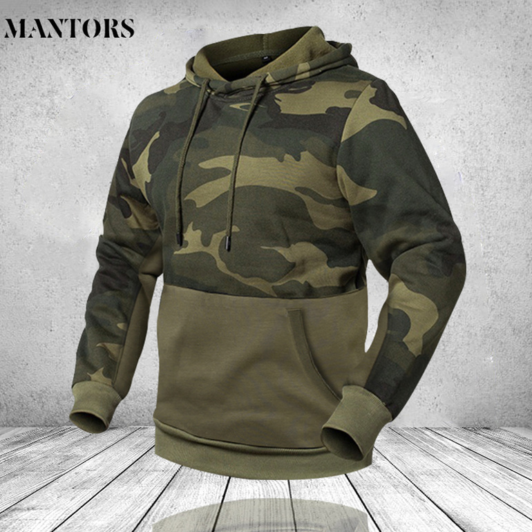 

Camouflage Mens Hoodies Brand Long Sleeve Autumn Casual Sweatshirt Mens Top Military Big Pocket Tracksuits Male Fleece Outwear kg-475, Wy42 black