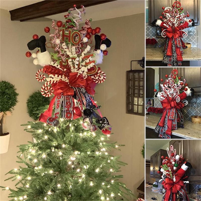 

Decorative Flowers & Wreaths Christmas Tree Garland Hanging Doors Windows Decoration Ornaments XMAS Decor/Festival Dress Up Supplies Navidad