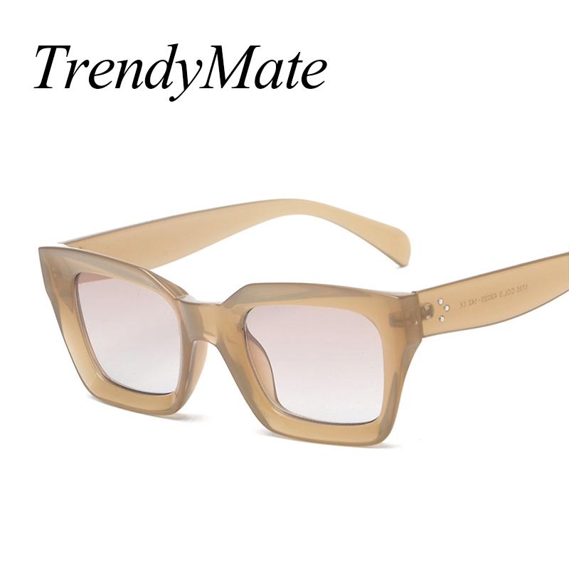 

TrendyMate Sunglasses Women Popular Brand Designer Luxury Sunglasses Lady Summer Style Sun Glasses Female Rivet Shades UV400 768