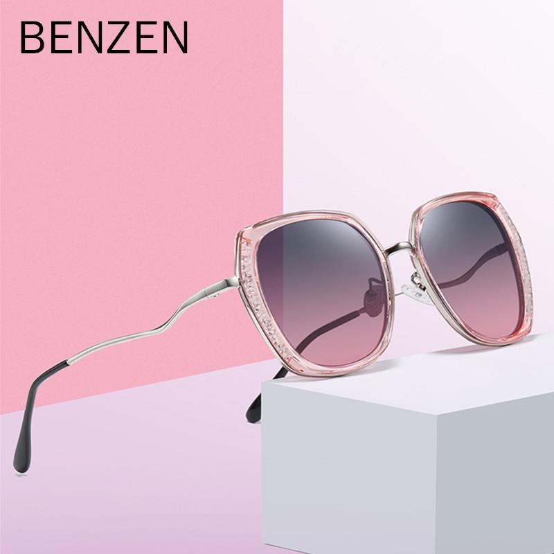

Sunglasses BENZEN Polarized Women Ladies Big Frame Fashion Sun Glasses Outdoor Travel Eyewear 6687