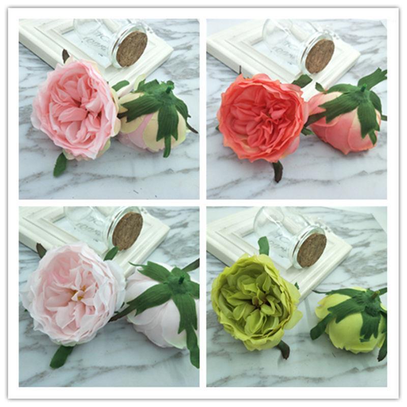 

1pcs New simulation camellia wedding supplies silk flower imitation flowers DIY shoes flowers corsage props1, Yellow