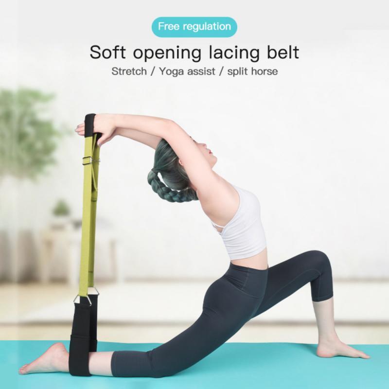 

Ladies Fitness Shaping Tension Band Yoga Stretch Band Training Split Support Belt Fitness Aids Women Gymnastics Training Bands, Purple