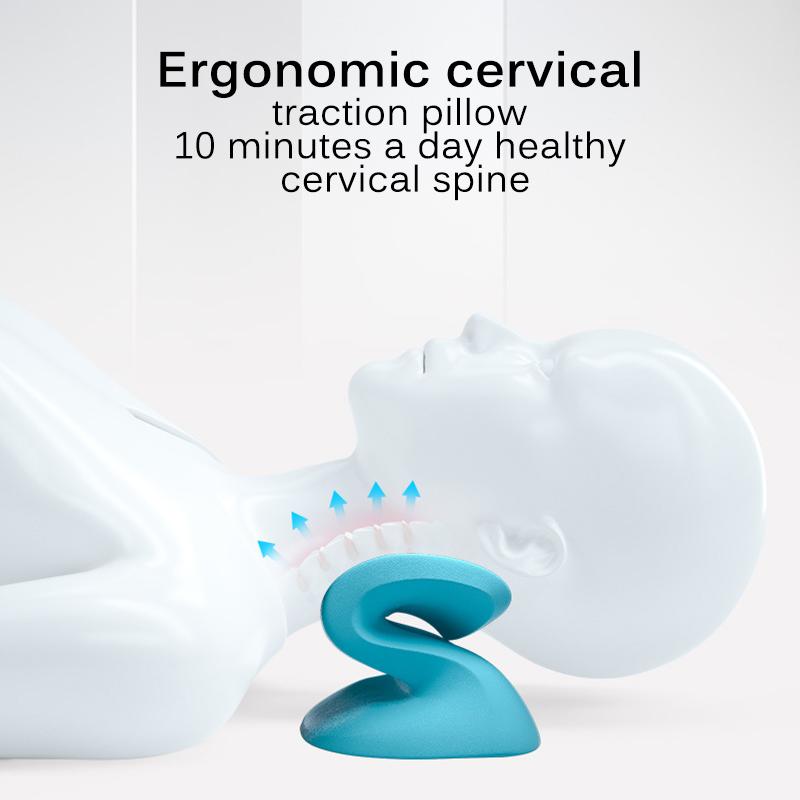 

Neck Pillow Bedding Pillows S-Type Slow Rebound Cervical Traction Orthopedic Pillow For Neck Pain Sleeping Pillows