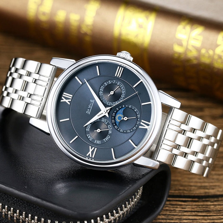 

high quality 2021 Luxury Watches Six stitches All the dials working quartz watch designer watches OMG brand new Steel strap Best Gift, Slivery;brown