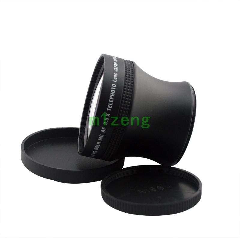 

58mm 3.5x TELE Telephoto LENS Magnification for 58 mm canon 60d 70d 650d 760d 1100d 18-55mm nikon DSLR/SLR Camera