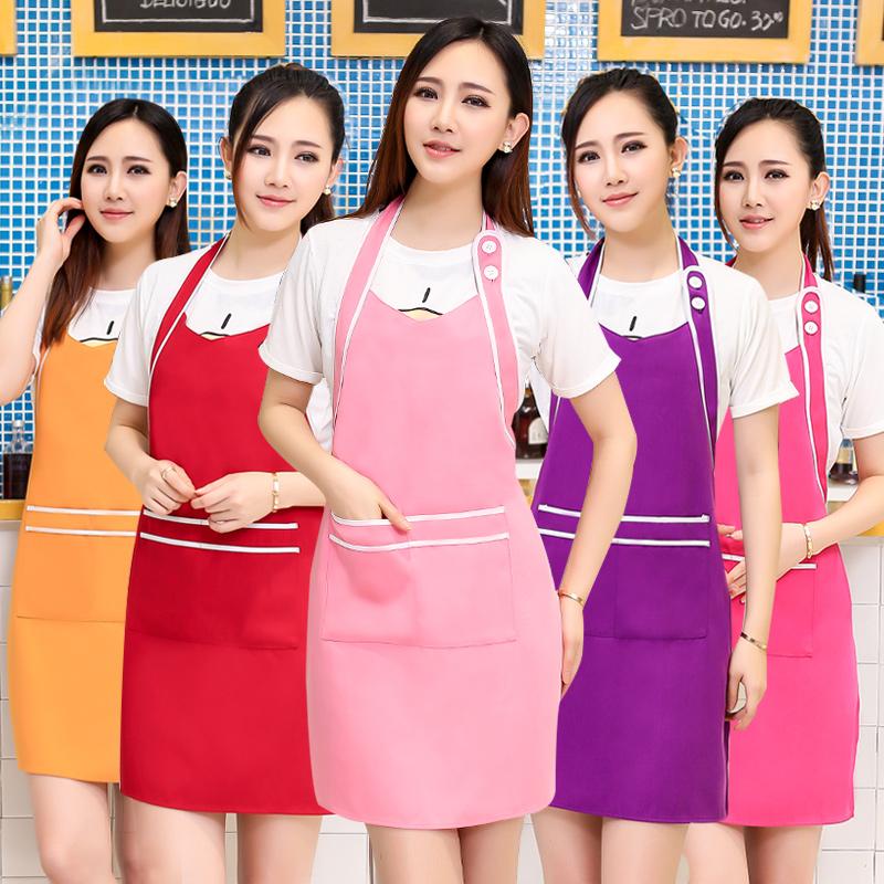 

Apron Korean fashion beauty salon beautician nails Maternal clothing uniform apron custom logo printing women