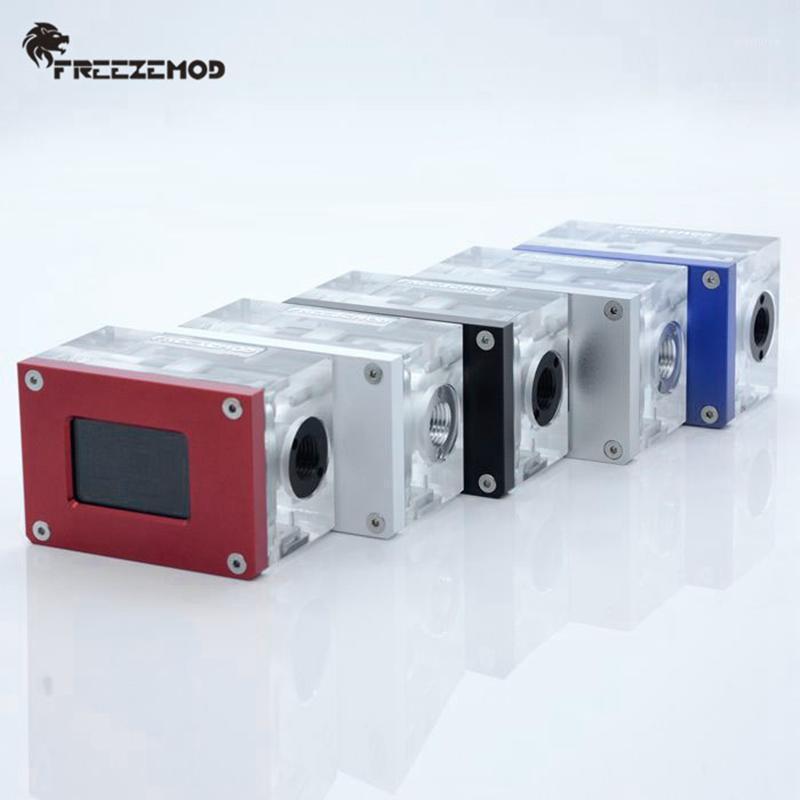 

FREEZEMOD LSJ-ZN PC Water Cooler ligent Computer Flow Speed LCD Temperature Detection Water Cooler Flow Meter1