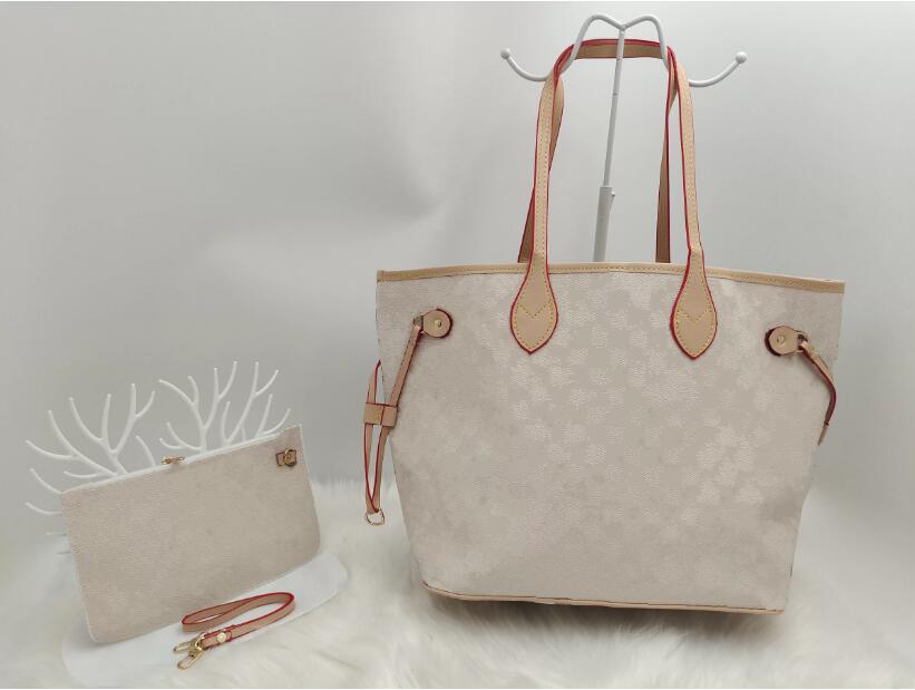 

Luxurys Designers Bags 4 colors lattice 2pcs set 2022 NEW pu Shoulder Women handbags ladies Waist lady clutch purse Large Classic Old Flower Fashion