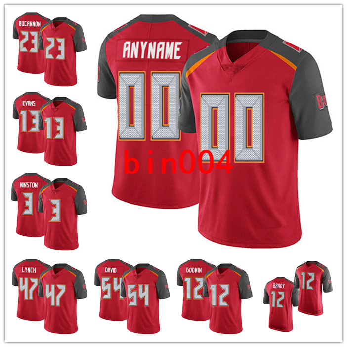 

Tampa''Bay''Buccaneers''MEN WOMEN YOUTH Mike Evans Rob Gronkowski Tom Brady Limited Home Jersey Football Red Vapor Untouchable