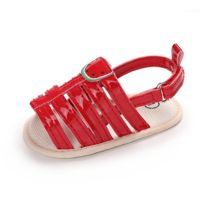

2020 Cute Fruits Baby Girls Summer Shoes Soft Sole Infant First Walkers Toddler Girls Slippers Sale1, Watermelon