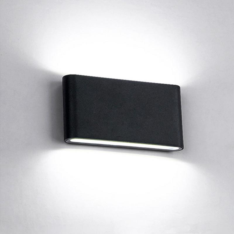 

Wall Light Flat Rectangle Round Design Iron Plating Cover COB LEDS Sconce Light Hallway Coffee Shop Indoor lighting Waterproof