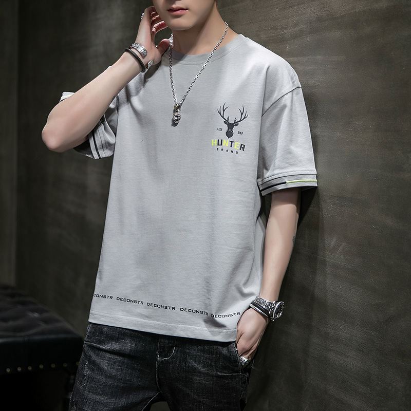

2021 Summer Top Fashion T-shirt Men Tops Hip Hop t Cotton Short Sleeves Tee Homme Flash Shirt Yifr, White