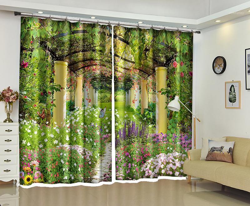 

Luxury 3D Curtains For living room decoration Bedroom Curtains Hotel Office Drapes Cortinas pasa sala Dormitorio Rideaux1