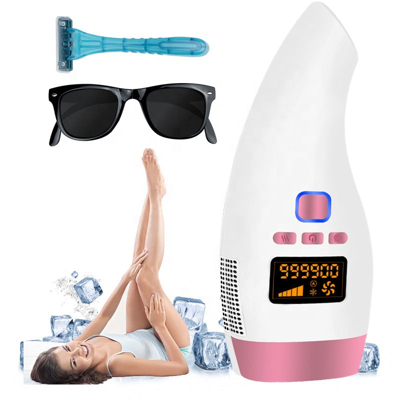 

Factory Latest Icy Cooling Freezing Point Mini Ipl Hair Removal 990,000 Flashes Painless Permanent Home Use Support Dropshipping 2020